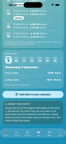 Jersey Beach, Weather & Tides screenshot