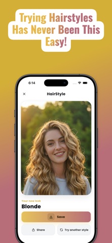 HairStyle – Try New Looks iPhone screenshot
