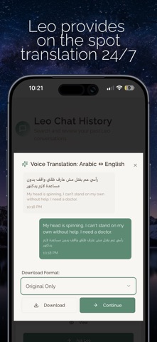 ProjectLeo: AI Health Advocate iPhone screenshot
