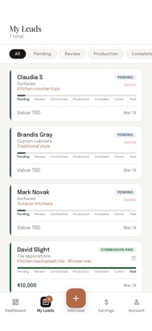 LeadShare Pro iPhone screenshot