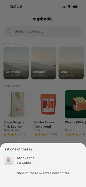 Cupbook. Coffee Journal screenshot 2