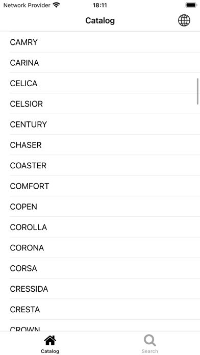 Car parts for Toyota Screenshot