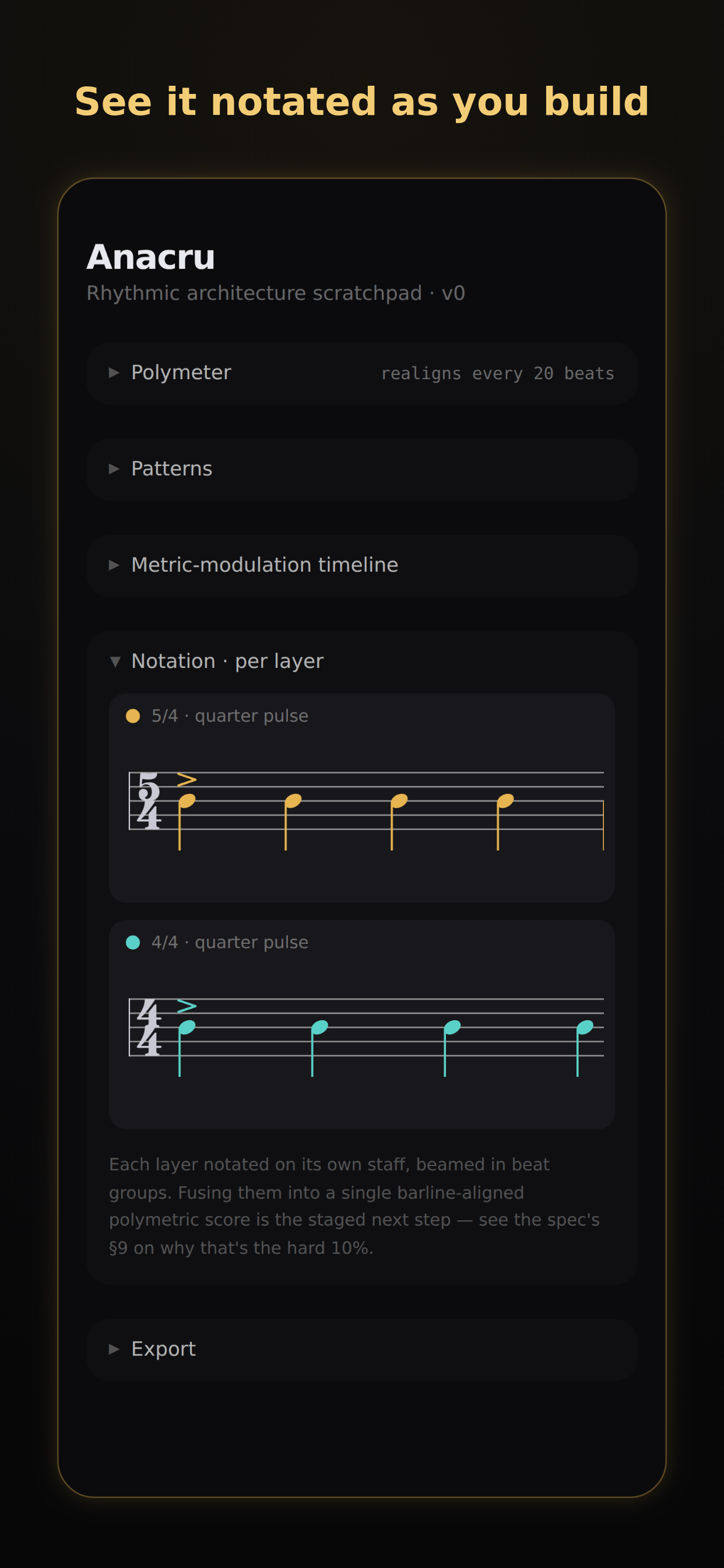 Anacru screenshot 5