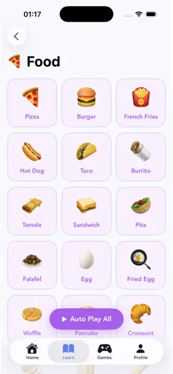 Capture d'écran de KidLearn – Language Learning sur iPhone 1