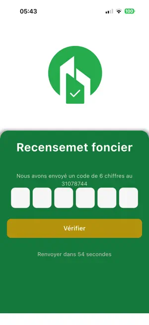Recensement foncier screenshot 2