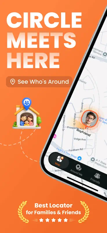 Famircle: Find Family, Phone screenshot 1 of 6