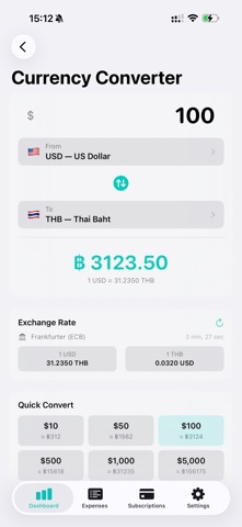 GeoFlow - Geo Arbitrage&Budget iPhone screenshot