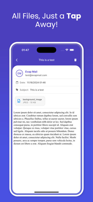 Evap Mail - Temporary Email Screenshot 4 of 5