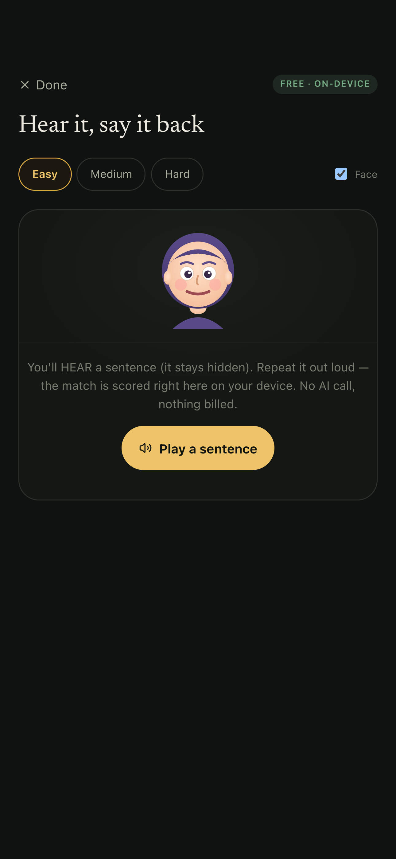 Oriora Speaking Coach screenshot 2
