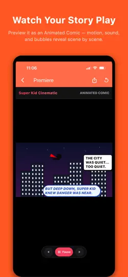 Capture d'écran de Sketudio: Animated Comic Maker sur iPhone 1