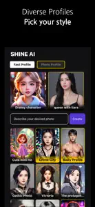 SHINE - AI Photos and Profiles screenshot #1 for iPhone
