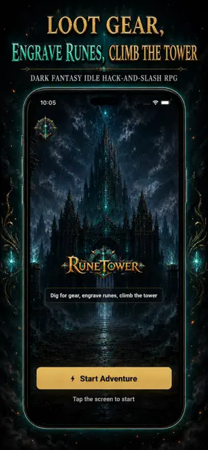 Rune Tower: Idle RPG screenshot 3