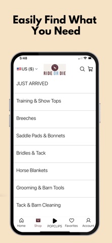 Ride or Die Equestrian Shop screenshot