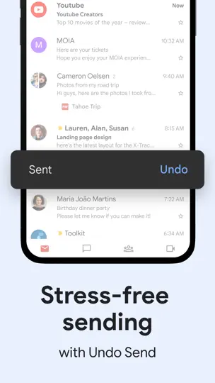 Captura de pantalla de Gmail - El Correo De Google en iPhone 7
