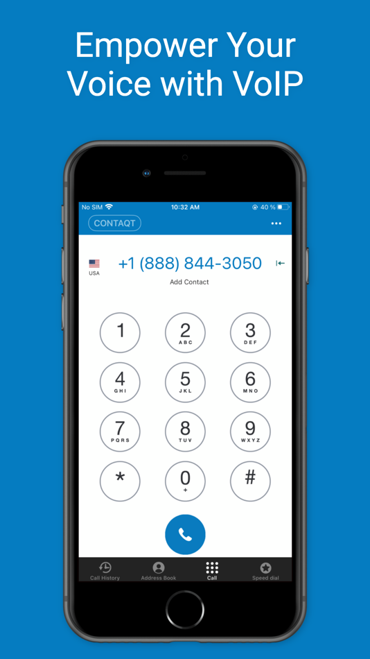 #2. CONTAQT Softphone (iOS) 由: RESHETCALL LTD