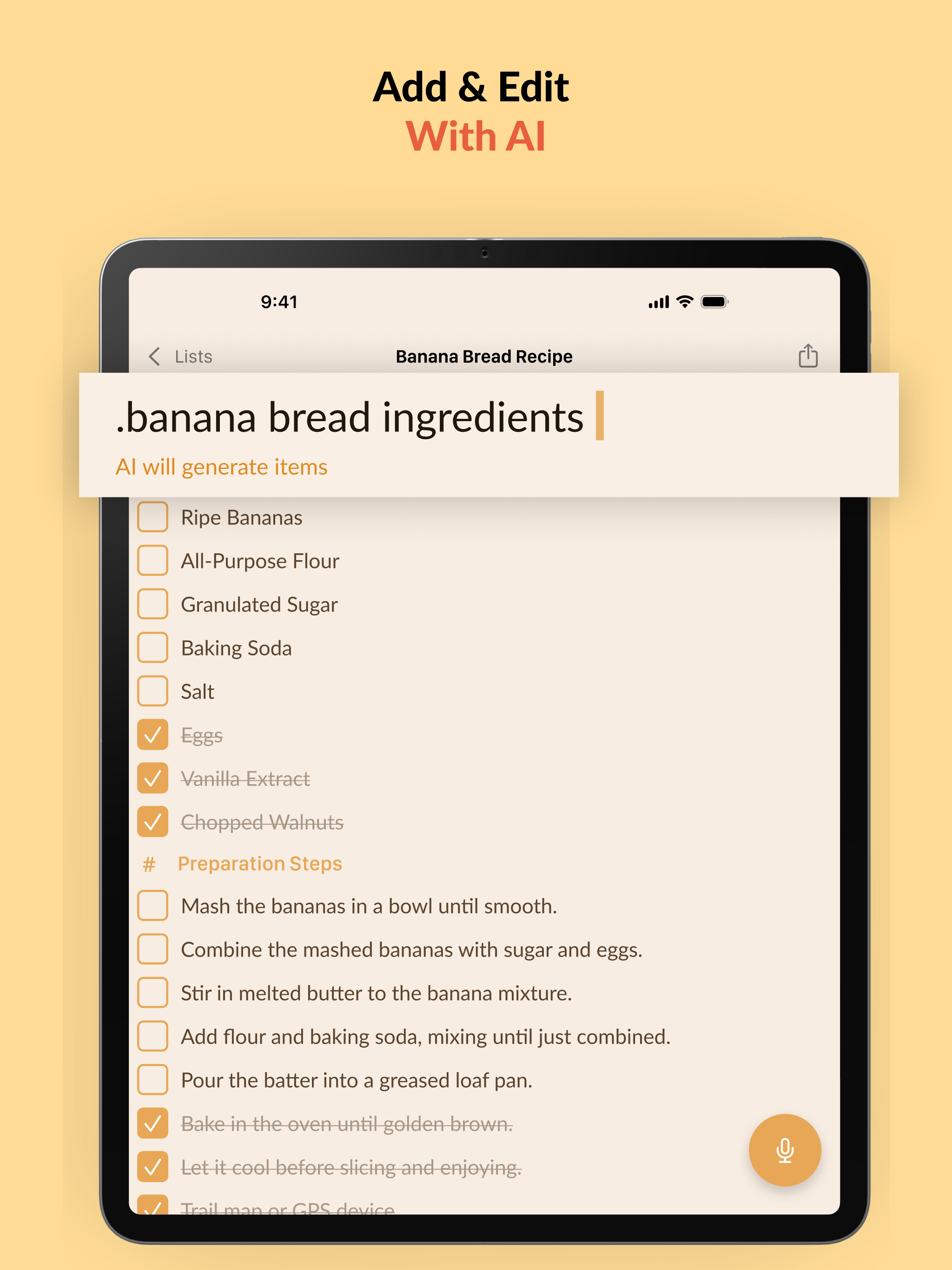 ListMango - Shared Checklists