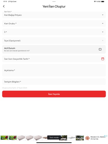 Canver - Kan Bağışı iPad screenshot