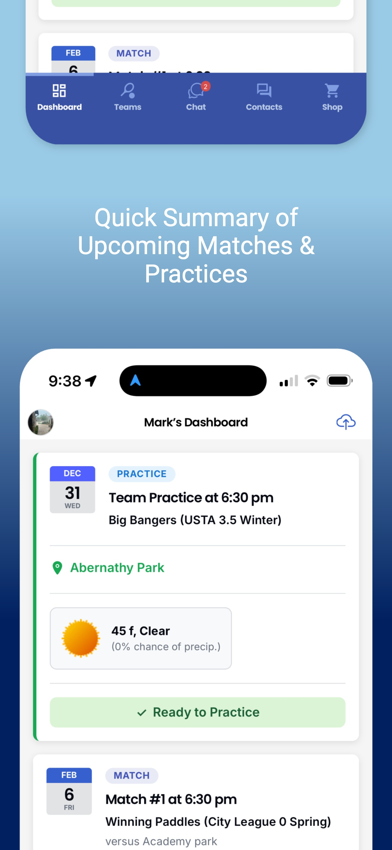 MatchTime Sports screenshot 4
