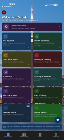 NewStart Canada screenshot