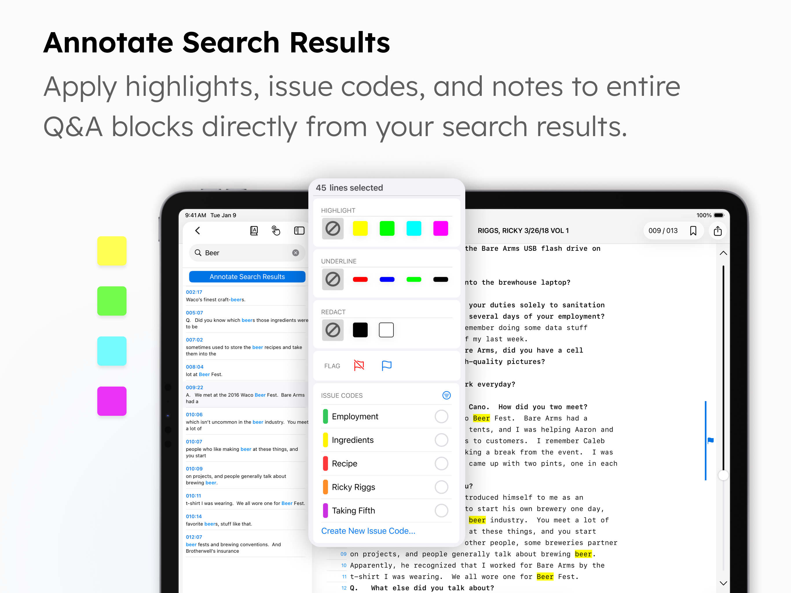 TranscriptPad - Review Depos screenshot 15