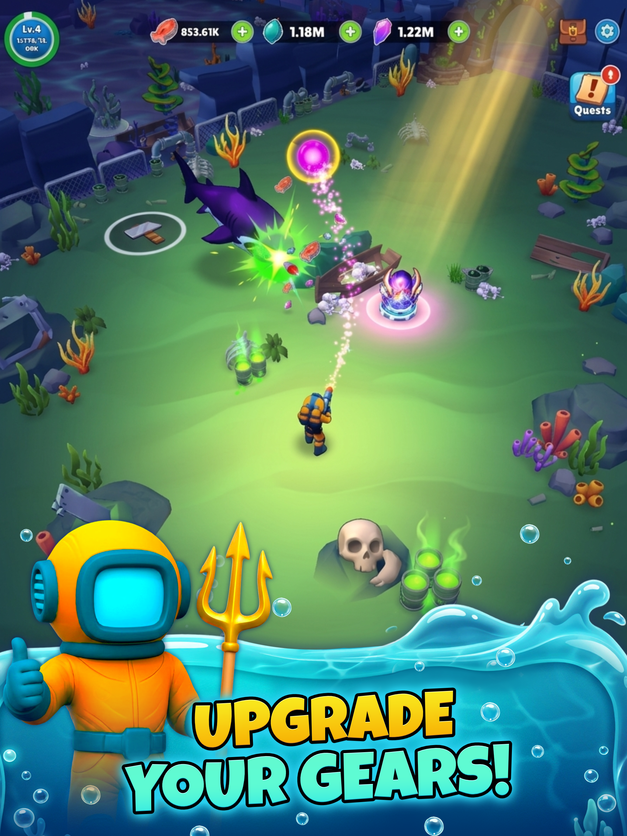 Aqua Hero : Deep Survival screenshot 10