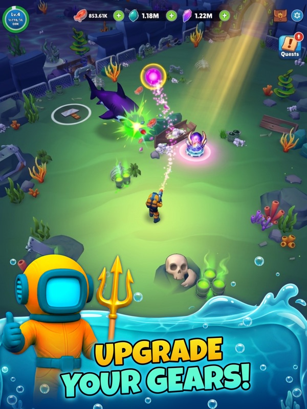 Aqua Hero : Deep Survival screenshot 10