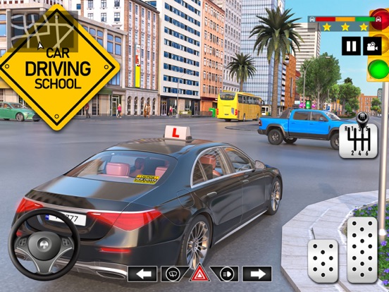 Screenshot #6 pour Real Car Driving School Games