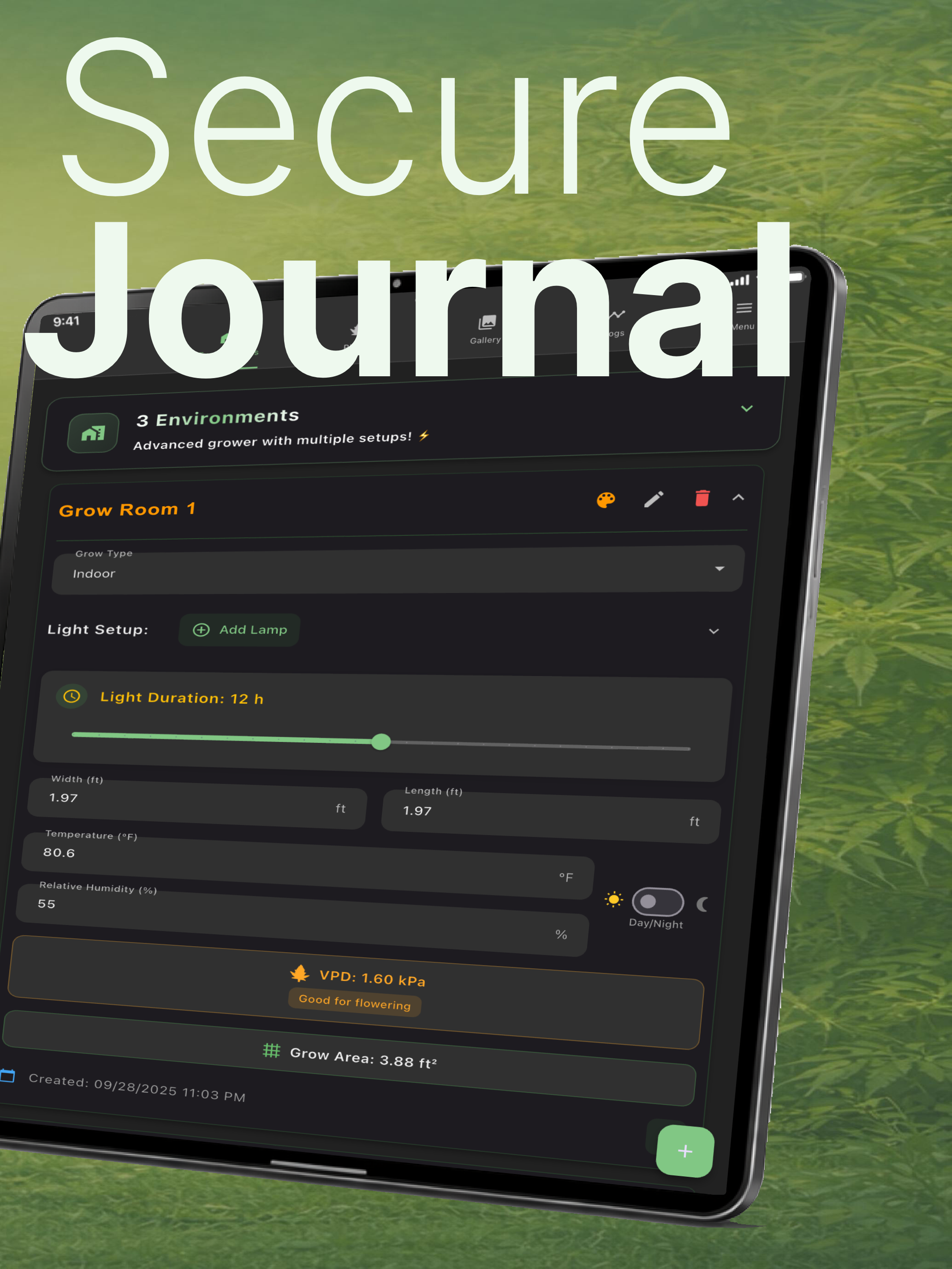 TrackYourGrow - Grow Journal