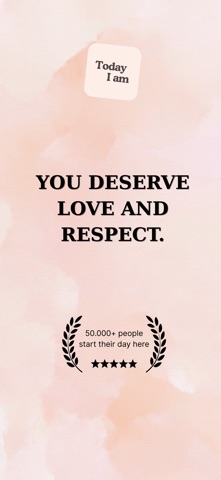 Positive Affirmation, Widgets screenshot