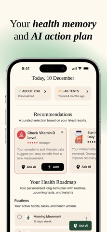 Roadmap - AI Health Memory Screenshot 7 of 8