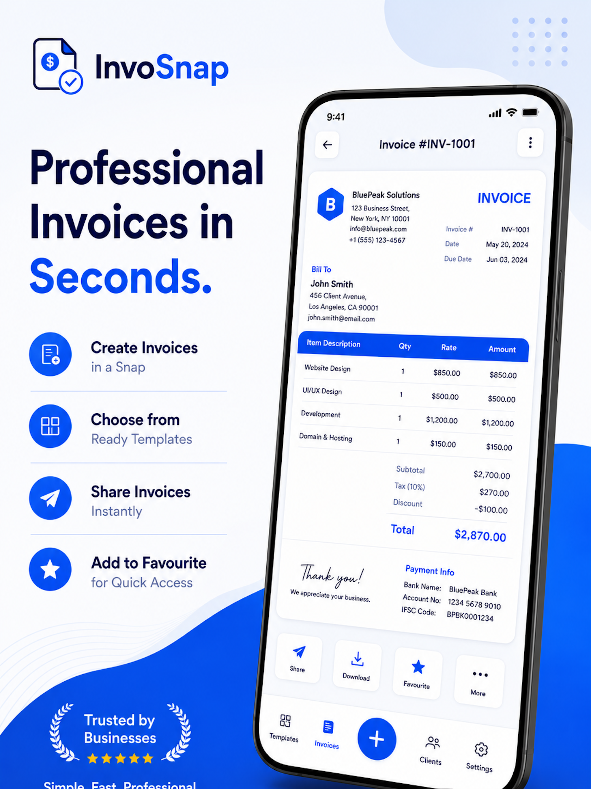 InvoSnap – Smart Invoice Maker screenshot 6