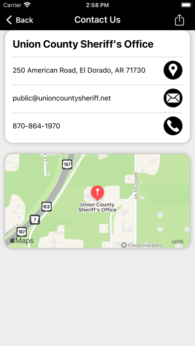 Union County Sheriff AR Screenshot