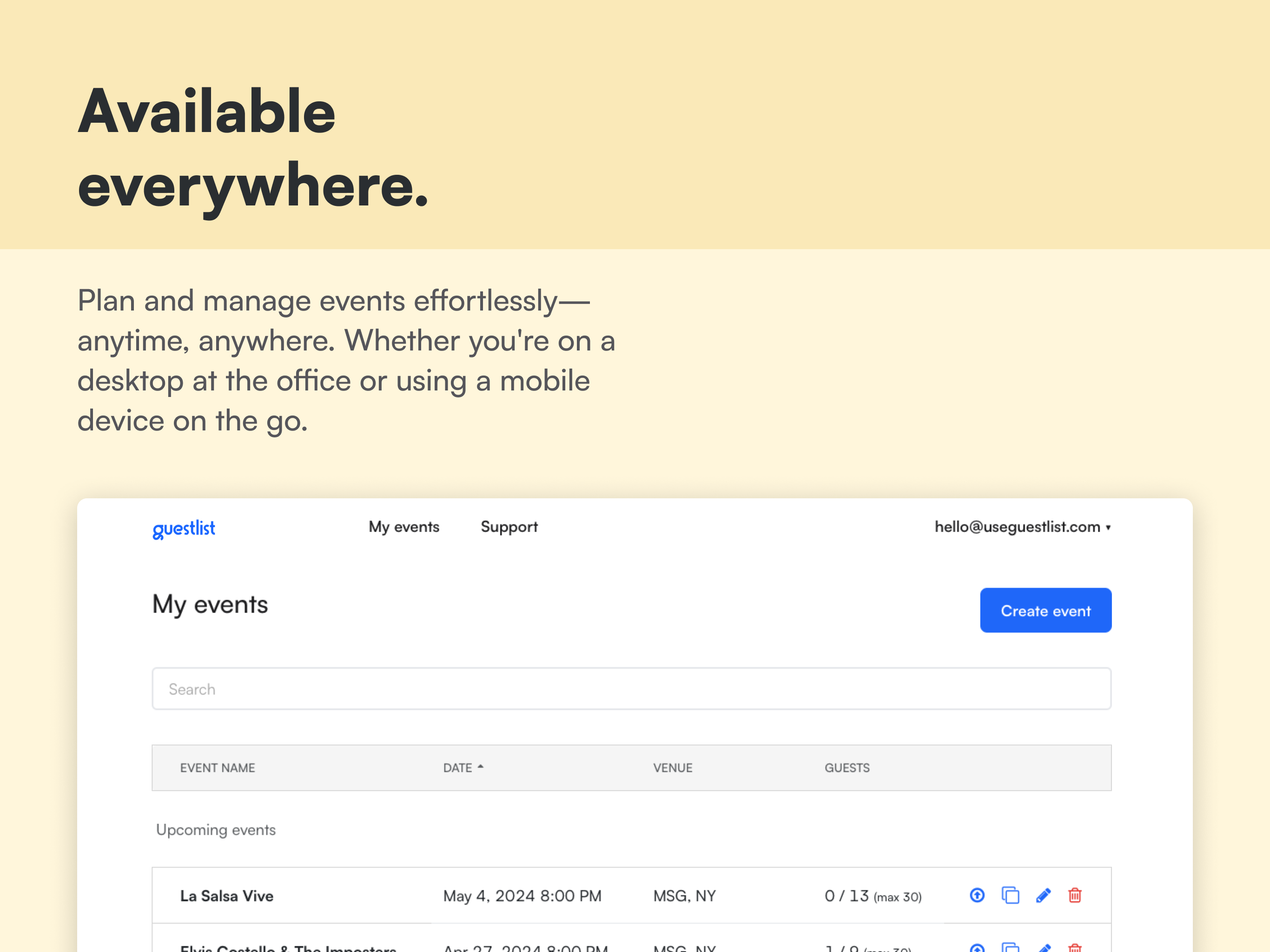 Guestlist: Guest List App screenshot 16