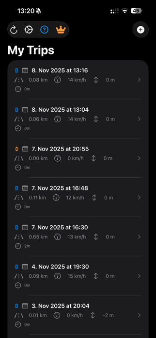LogMyRide: GPS Speedometer Screenshot 2 of 8