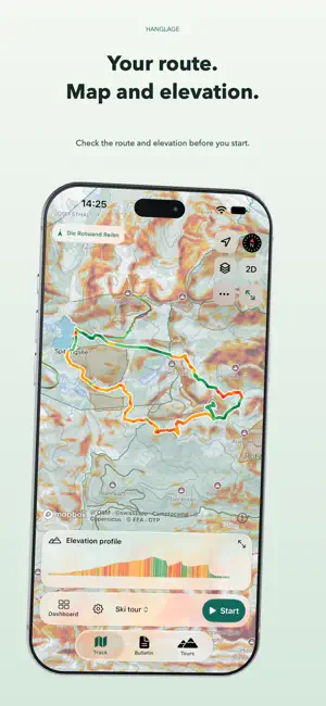 Hanglage: Hiking & Ski Tours screenshot 2