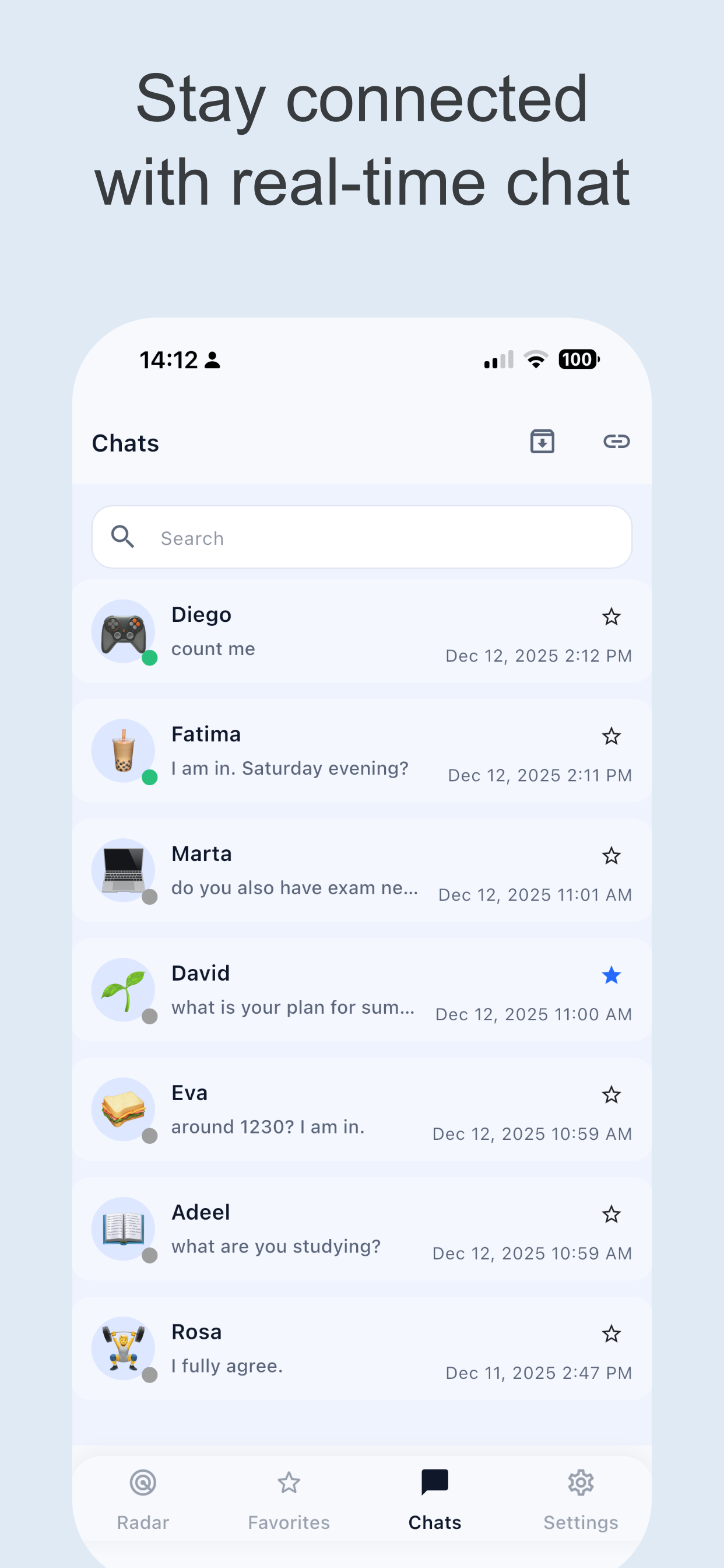 Nebenchat screenshot 3