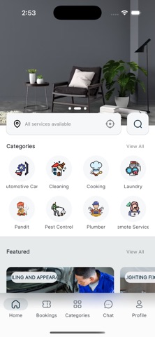 Fixit Service Booking Screenshot 1 of 5