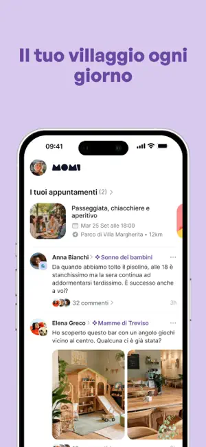 MOMI: il villaggio delle mamme iPhone screenshot 1