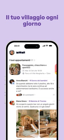 MOMI: il villaggio delle mamme iPhone screenshot 1