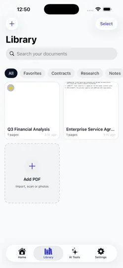 Captura de pantalla de PDF Genius: AI PDF Editor en iPhone 2