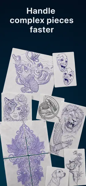 StencilStudio - Tattoo Stencil screenshot 2