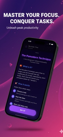 FocusFlow Pomodoro screenshot