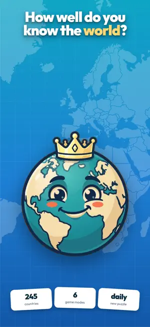 Geoking - Geo Trivia Quiz screenshot 1