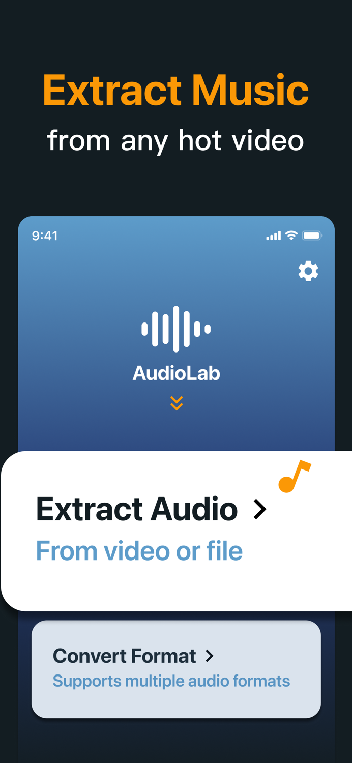 AudioLab Extract  Convert