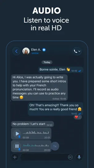 Capture d'écran de Zangi - Private Messenger sur iPhone 7