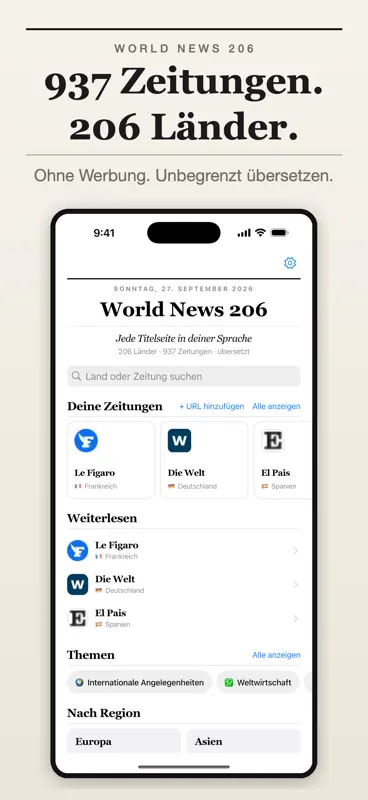 World News 206・Übersetzung screenshot 1 of 5