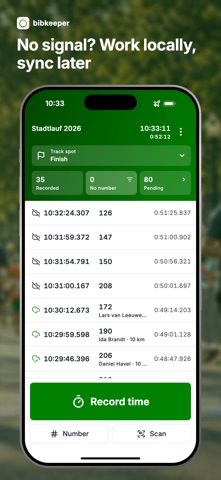 bibkeeper – Race Timing Screenshot 6 of 8