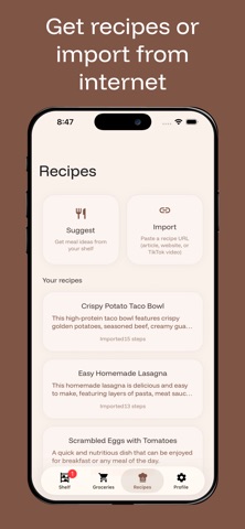 Peeply: Pantry & Meal Planner screenshot