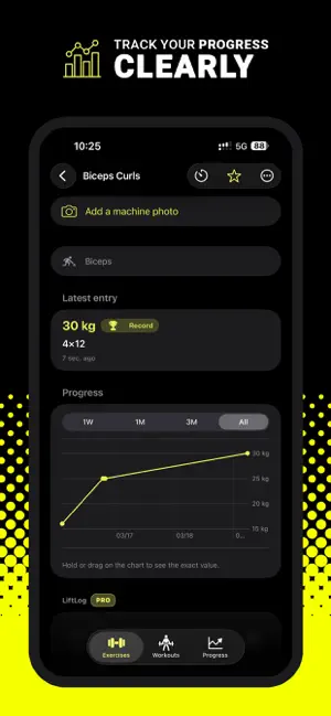 LiftLog - Strength Workout Log screenshot 2