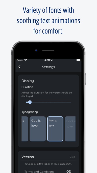 Bible Clock – Verse Clock iPhone screenshot 4 - Reference app